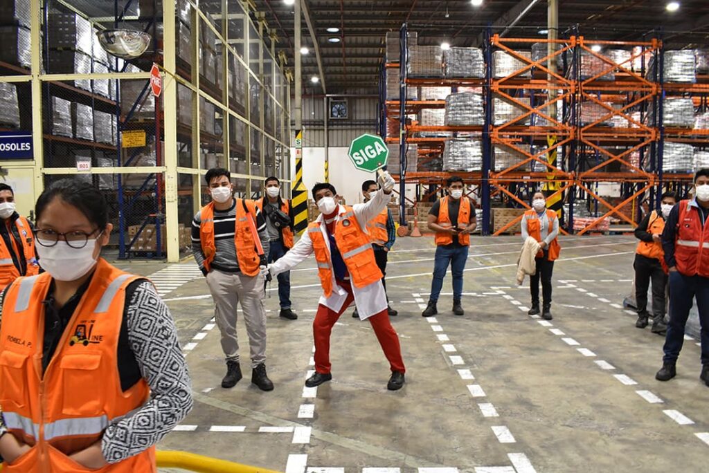 Actividad de sensibilización sobre seguridad en el trabajo