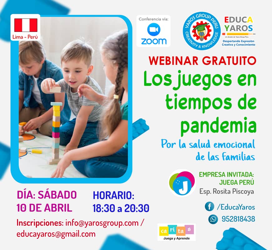 Webinar educativo gratuito dirigido a familias y comunidad educativa